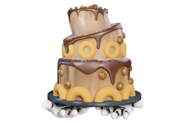 Galaxy-Inspired Cute Star Wars Cake for Special Occasions